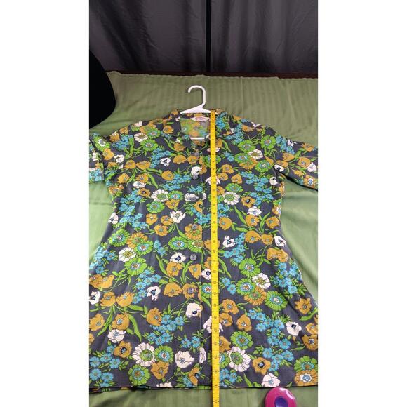 Vintage Fritz Cotton Floral Shirt - Picture 5 of 10